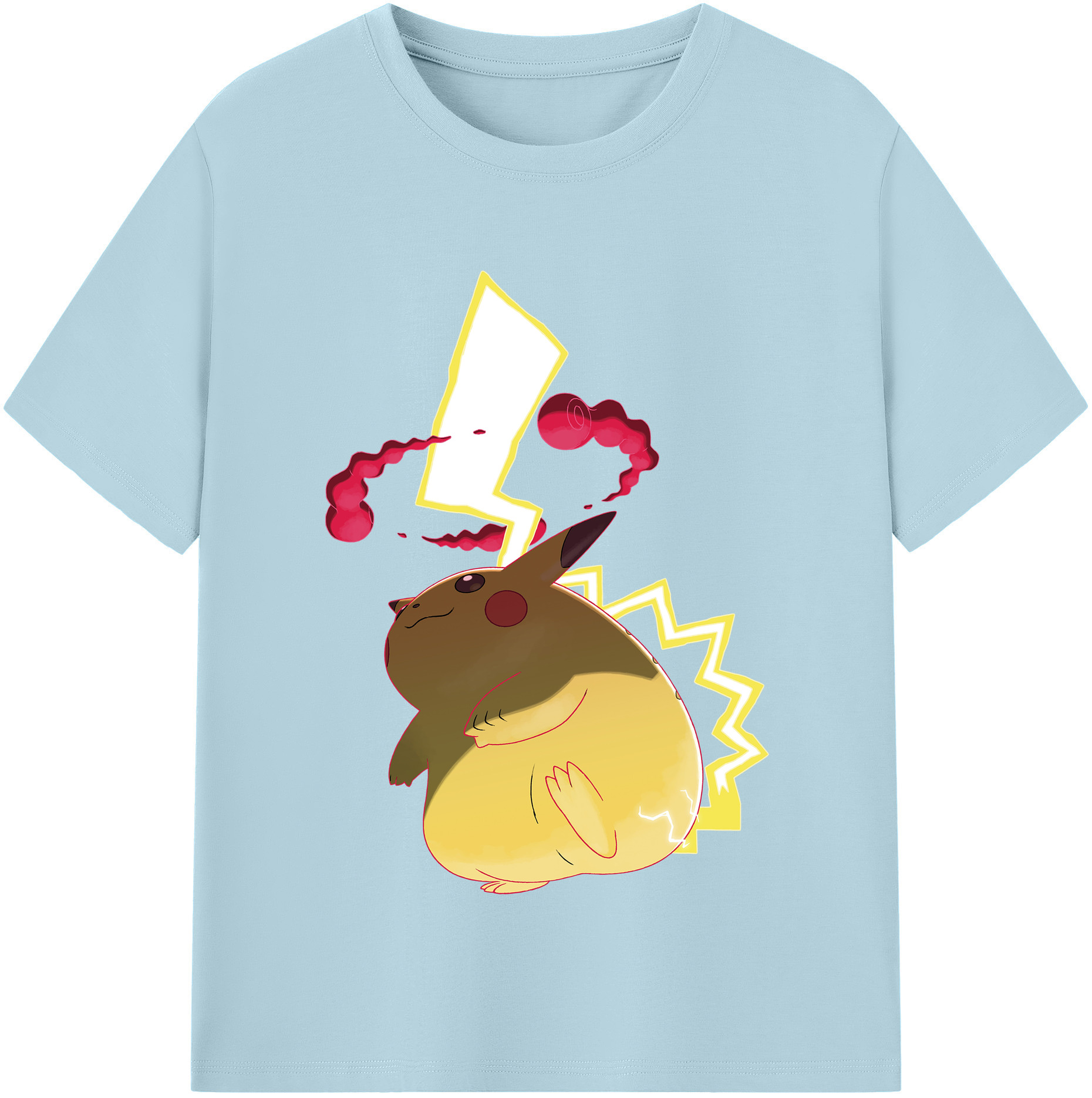 （画像用） ポケットモンスター Pokémon 綿100％半袖Tシャツ（フロントプリント）